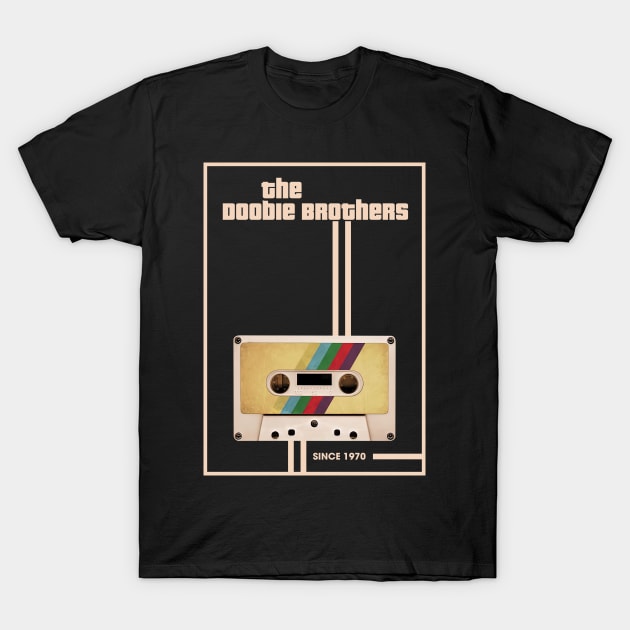 Doobie Brothers Music Retro Cassette Tape T-Shirt by Computer Science